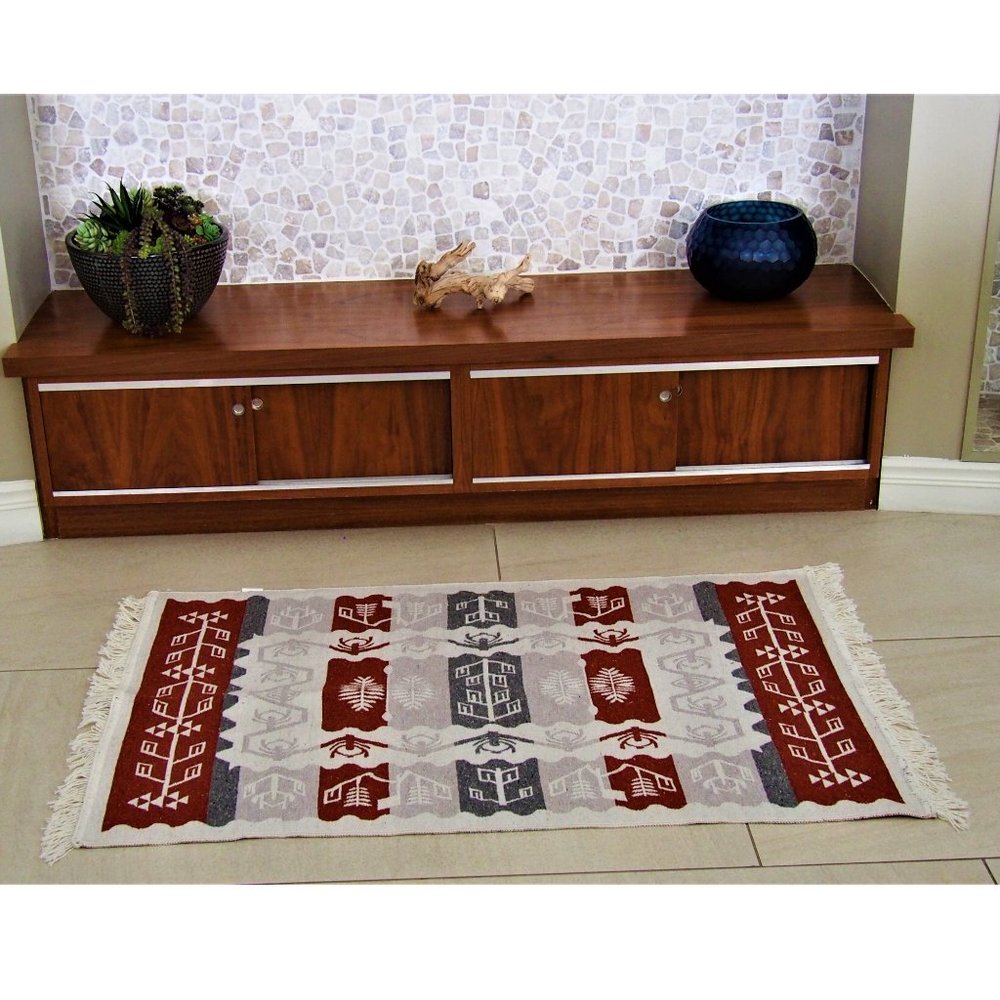 Reversible Turkish Accent Rug - 48" x 32" - Picture 2 of 5